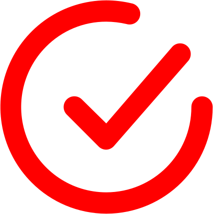 Icon: roter Haken